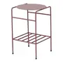 MESA LATERAL C/PRATELEIRA 33 CM X 33 CM NOLA - RUBY MOCHA - Foto 3