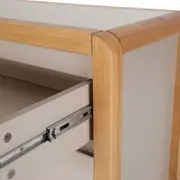 CÔMODA 4 GAVETAS 90 CM X 45 CM KANT - CAMELO/AMÊNDOA - Foto 15