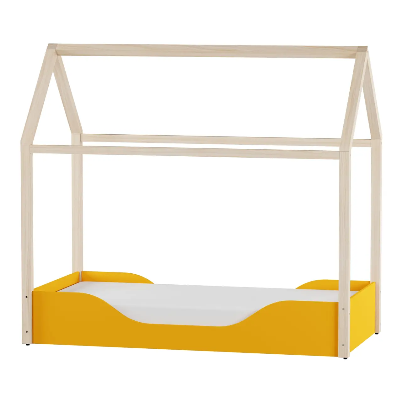 CAMA MONTESSORI JÚNIOR 78 CM PIN PLAY - BANANA/NATURAL WASHED - Foto 29
