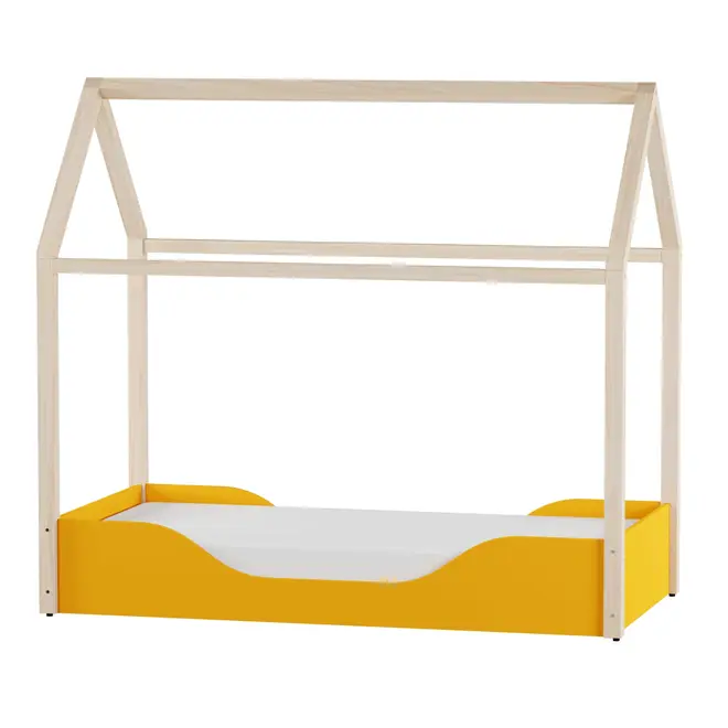 CAMA MONTESSORI JÚNIOR 78 CM PIN PLAY - BANANA/NATURAL WASHED - Foto 29