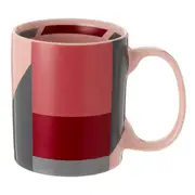 CANECA 300 ML COLOR EDGE - QUARTZO ROSA/CORES MINERAIS - Foto 1