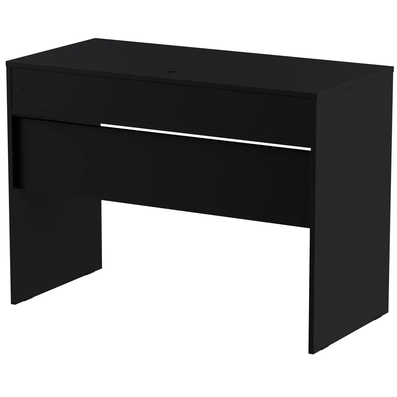 ESCRIVANINHA 2 GAVETAS 1,03 M X 51 CM PRATY - PRETO - Foto 5