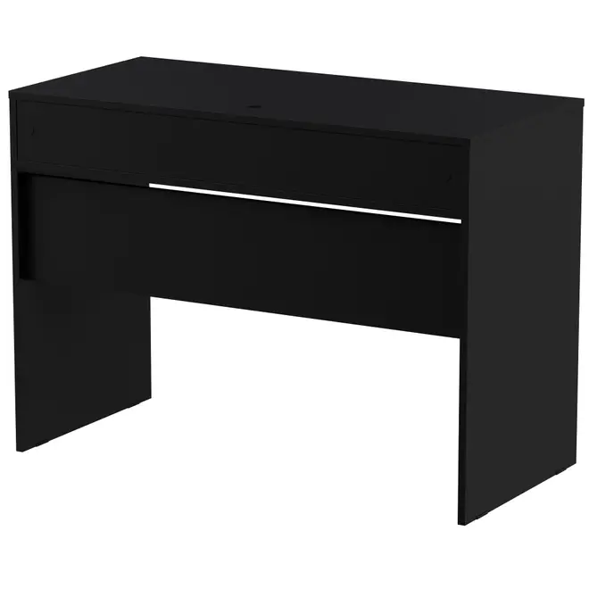 ESCRIVANINHA 2 GAVETAS 1,03 M X 51 CM PRATY - PRETO - Foto 5