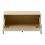 ARMÁRIO DE BANHEIRO 1 PORTA BASCULANTE 85 CM X 40 CM RIBS - AREIA/AREIA - Foto 3