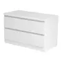 MESA DE CABECEIRA 2 GAVETAS MINCE - BRANCO - Foto 2