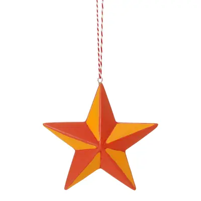 PINGENTE ESTRELA 8 CM COLORFUN XMAS
