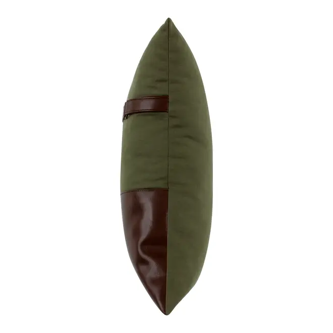 ALMOFADA 50 CM X 30 CM DRESSAGE - TANINO/LODEN GREEN - Foto 2