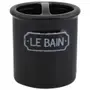 PORTA-ESCOVA PASTA LE BAIN - PRETO/BRANCO - Foto 1