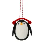 PINGENTE PINGUIM COLORFUN XMAS - PRETO/BRANCO - Foto 1