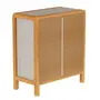CÔMODA 4 GAVETAS 90 CM X 45 CM KANT - CAMELO/AMÊNDOA - Foto 3
