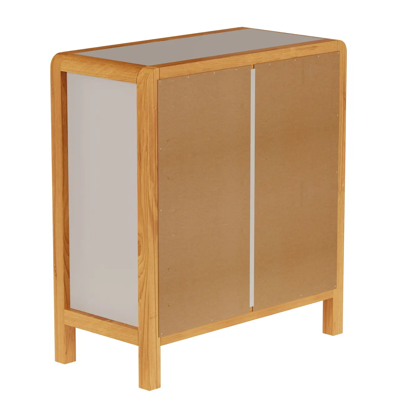 CÔMODA 4 GAVETAS 90 CM X 45 CM KANT - CAMELO/AMÊNDOA - Foto 3