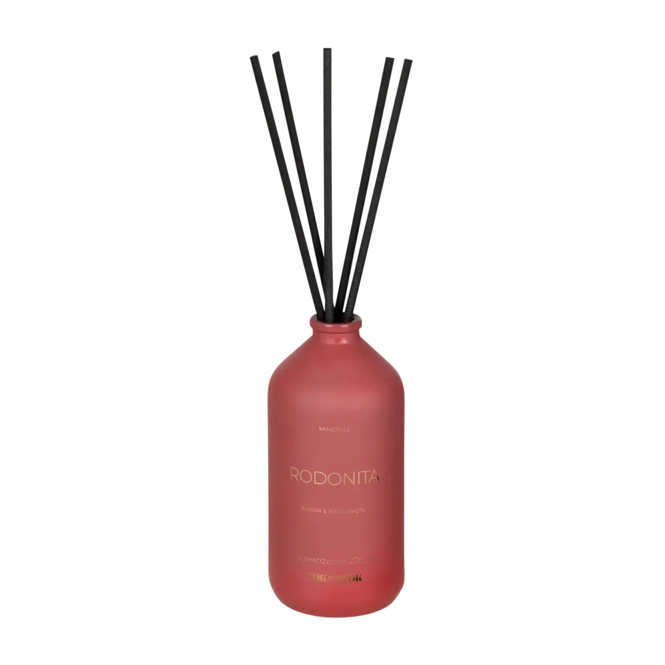 AROMATIZADOR ÂMBAR E BERGAMOTA 220 ML MINERALS - RODONITA/PRETO - Foto 1