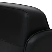 POLTRONA GIRATÓRIA ORGANA - PRETO/PRETO - Foto 9