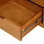CÔMODA 4 GAVETAS/1 PORTA DE CORRER COM PALHINHA 90 CM X 40 CM PALHANDI - AMÊNDOA/NATURAL - Foto 10