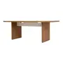 MESA REUNIÃO 2,10 M X 1,10 M COM CAIXA PARA CONECTIVIDADE BOSS - OAK TAMMI/BRANCO - Foto 6