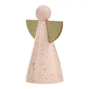 ADORNO ANJO 11 CM NATAL ASTRAL - CREAM/DOURADO - Foto 2