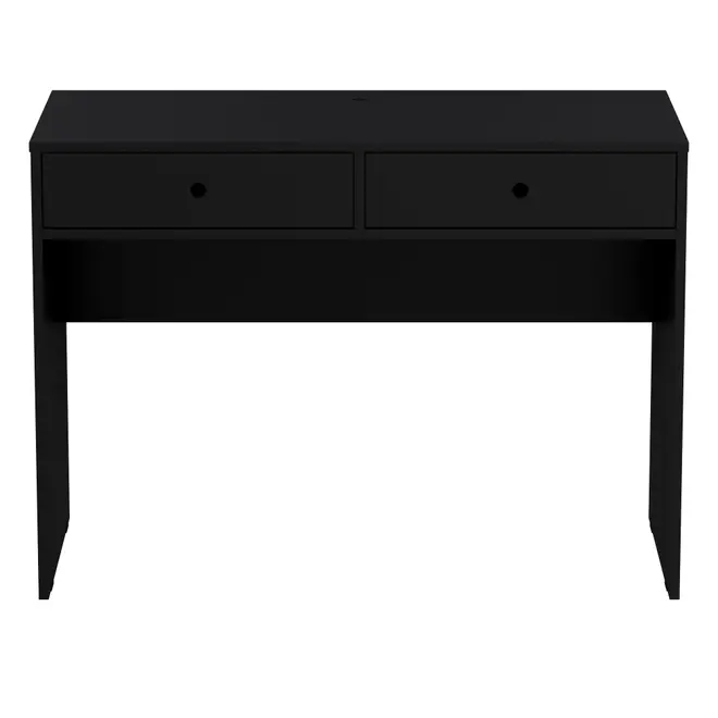 ESCRIVANINHA 2 GAVETAS 1,03 M X 51 CM PRATY - PRETO - Foto 15