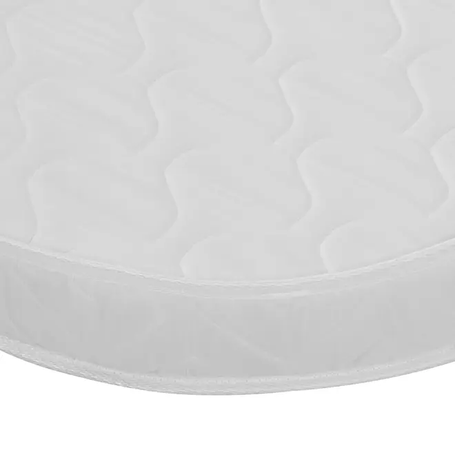 COLCHÃO DE ESPUMA PARA BERÇO 69 CM X 77 CM X 10 CM BABY LIGHT - BRANCO - Foto 2