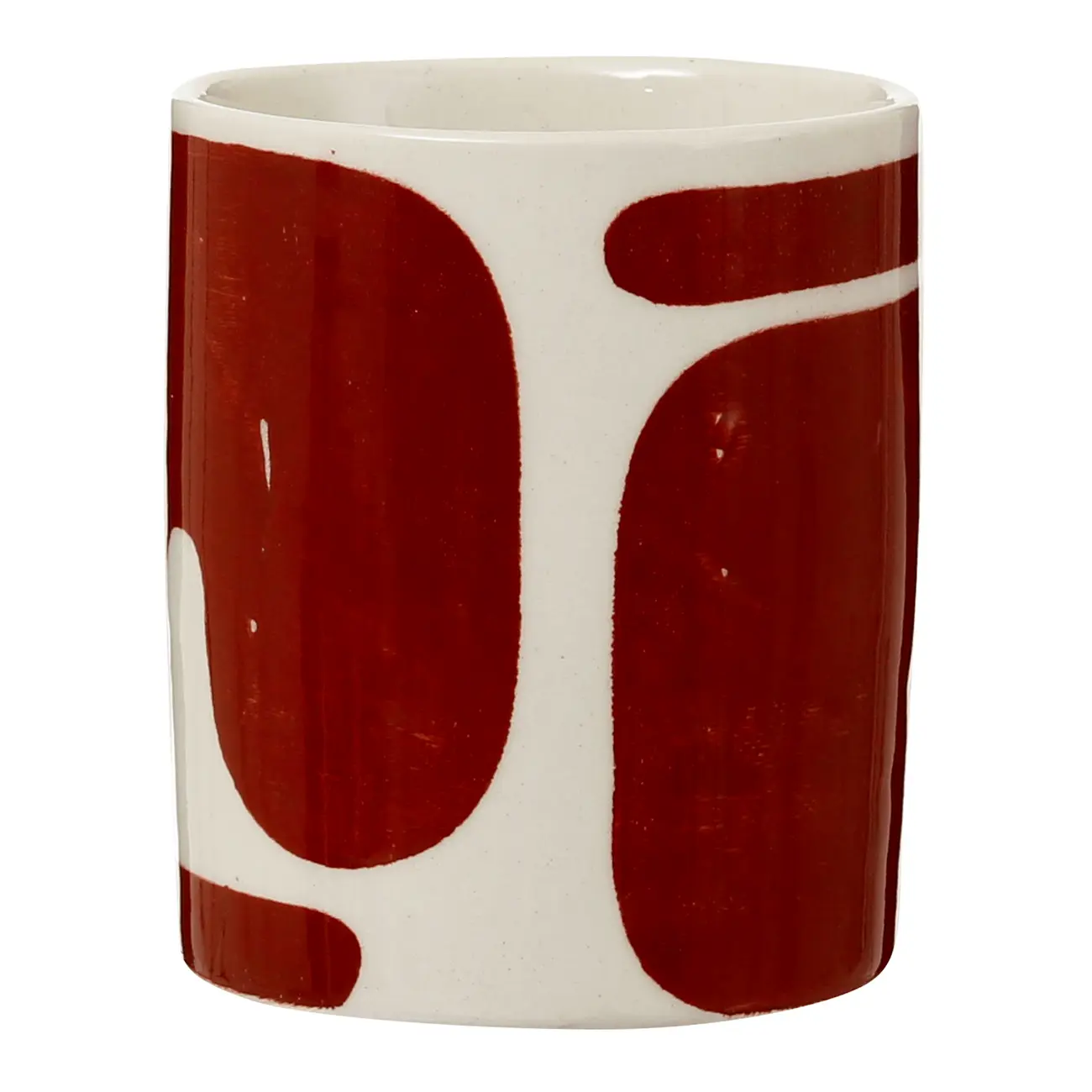 CANECA 330 ML BLOBING GROW - BRANCO/TERRACOTA - Foto 5