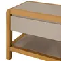 MESA DE CABECEIRA 1 GAVETA KANT - CAMELO/AMÊNDOA - Foto 5