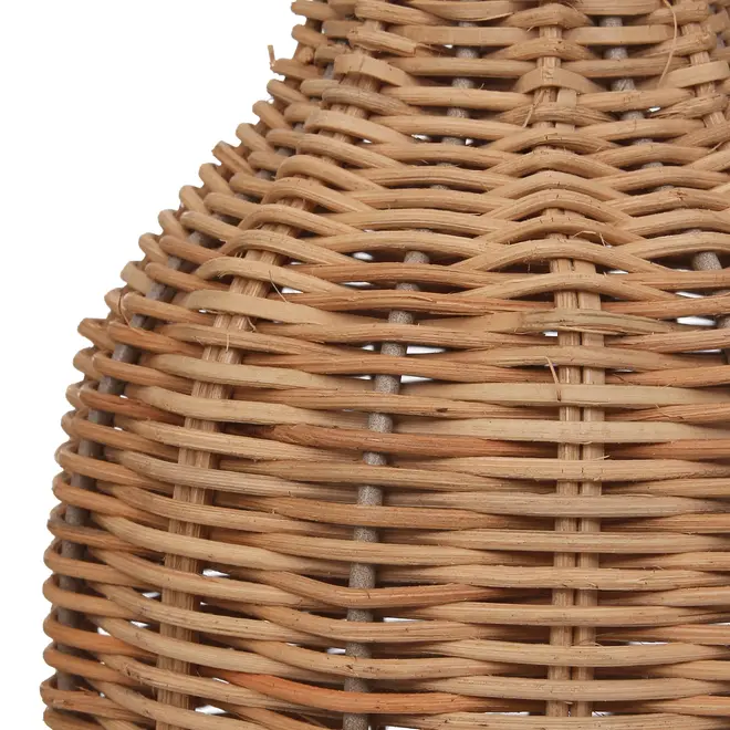 VASO DECORATIVO 35 CM SAFIM - FIBRA CLARA - Foto 4