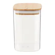 POTE HERMÉTICO 1,5 L BAMBUCCI - INCOLOR/BAMBU - Foto 3