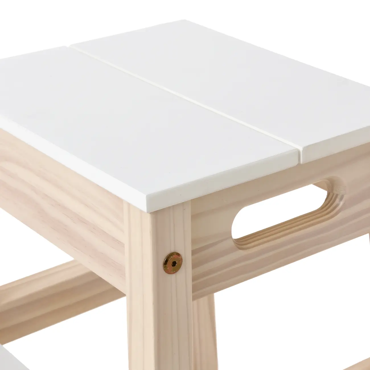 BANCO ESCADA PALETBOX - NATURAL WASHED/BRANCO - Foto 8