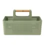 CESTO ORGANIZADOR C/ ALÇA 22 CM X 34 CM KEEPFULL - SÁLVIA/BAMBU - Foto 1