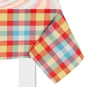 TOALHA DE MESA 1,40 M X 2,10 M COLONIAL - AZUL/MULTICOR - Foto 3