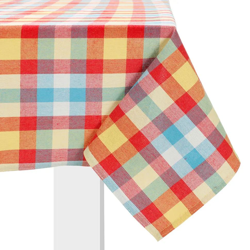 TOALHA DE MESA 1,40 M X 2,10 M COLONIAL - AZUL/MULTICOR - Foto 3