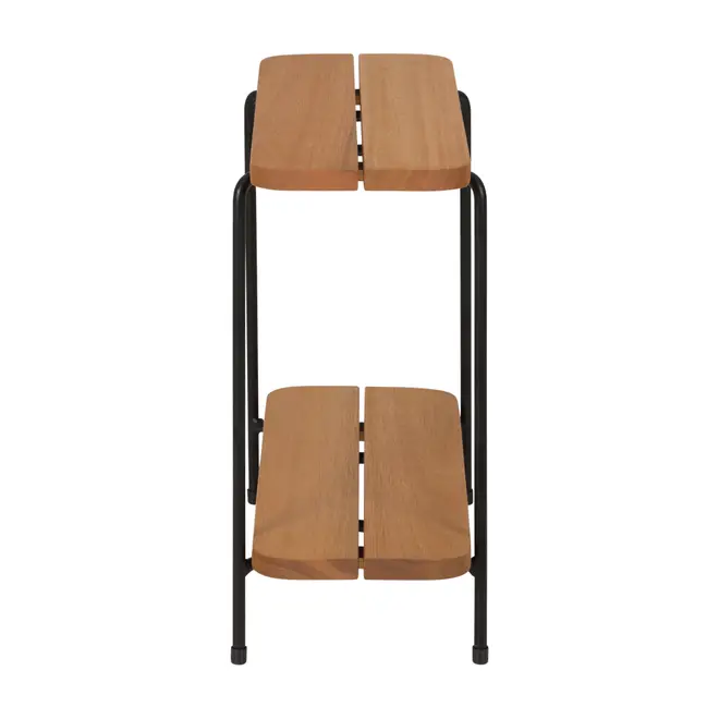 MESA LATERAL FLOREIRA BAIXA 23 CM X 50 CM CLAVE - EUCALIPTO/EUCALIPTO - Foto 3