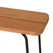 MESA LATERAL FLOREIRA BAIXA 23 CM X 50 CM CLAVE - EUCALIPTO/EUCALIPTO - Foto 4