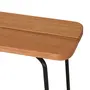 MESA LATERAL FLOREIRA BAIXA 23 CM X 50 CM CLAVE - EUCALIPTO/EUCALIPTO - Foto 4