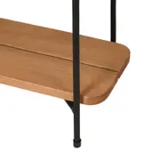MESA LATERAL FLOREIRA BAIXA 23 CM X 50 CM CLAVE - EUCALIPTO/EUCALIPTO - Foto 5