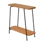 MESA LATERAL FLOREIRA ALTA 23 CM X 60 CM CLAVE - EUCALIPTO/EUCALIPTO - Foto 2