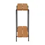 MESA LATERAL FLOREIRA ALTA 23 CM X 60 CM CLAVE - EUCALIPTO/EUCALIPTO - Foto 3