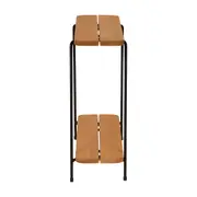 MESA LATERAL FLOREIRA ALTA 23 CM X 60 CM CLAVE - EUCALIPTO/EUCALIPTO - Foto 3