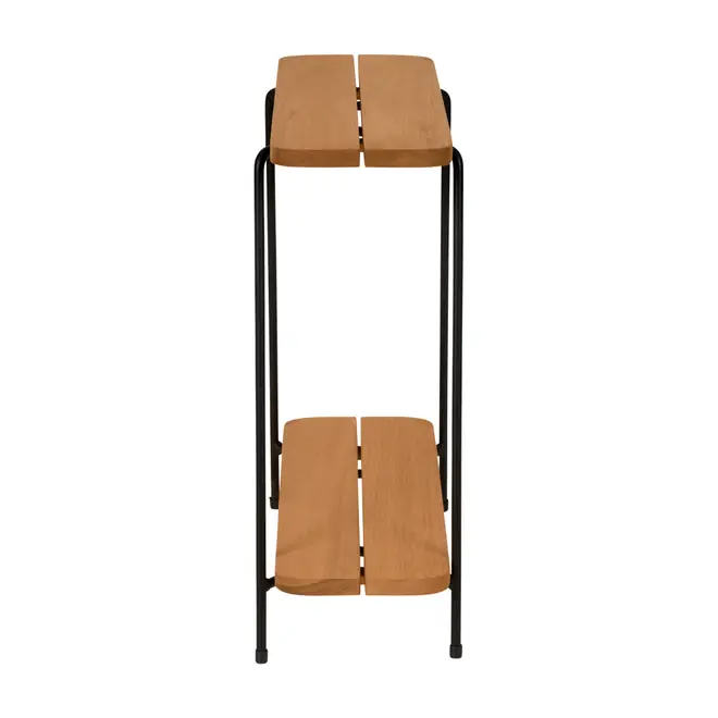 MESA LATERAL FLOREIRA ALTA 23 CM X 60 CM CLAVE - EUCALIPTO/EUCALIPTO - Foto 3