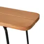 MESA LATERAL FLOREIRA ALTA 23 CM X 60 CM CLAVE - EUCALIPTO/EUCALIPTO - Foto 4