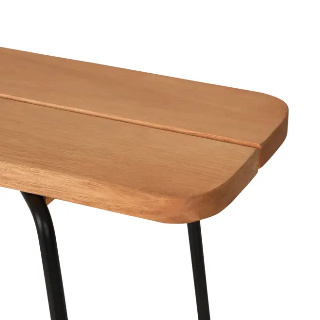 MESA LATERAL FLOREIRA ALTA 23 CM X 60 CM CLAVE - EUCALIPTO/EUCALIPTO - Foto 4