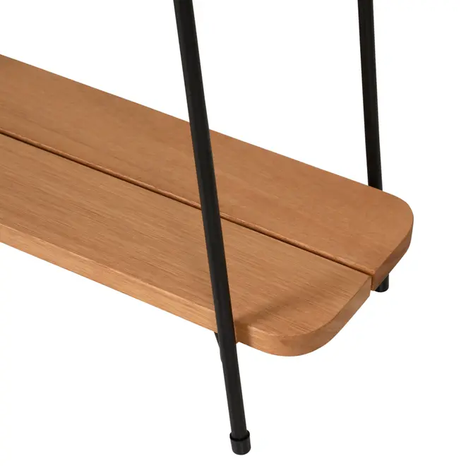 MESA LATERAL FLOREIRA ALTA 23 CM X 60 CM CLAVE - EUCALIPTO/EUCALIPTO - Foto 5