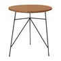 MESA REDONDA 68 CM CLAVE - PRETO/EUCALIPTO - Foto 1
