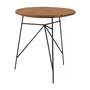 MESA REDONDA 68 CM CLAVE - PRETO/EUCALIPTO - Foto 2