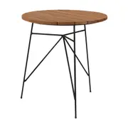 MESA REDONDA 68 CM CLAVE - PRETO/EUCALIPTO - Foto 2