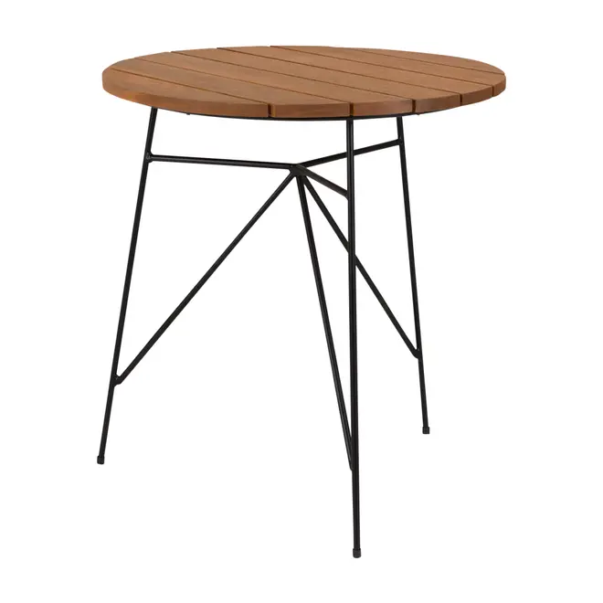 MESA REDONDA 68 CM CLAVE - PRETO/EUCALIPTO - Foto 2