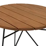 MESA REDONDA 68 CM CLAVE - PRETO/EUCALIPTO - Foto 3