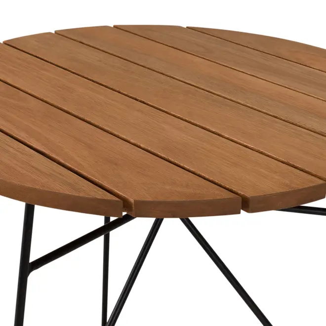 MESA REDONDA 68 CM CLAVE - PRETO/EUCALIPTO - Foto 3