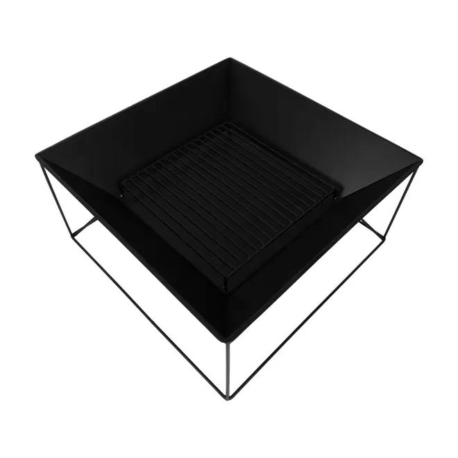 FIRE PIT / LAREIRA EXTERNA 38 CM X 80 CM X 80 CM BRASA - PRETO - Foto 3