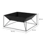 FIRE PIT / LAREIRA EXTERNA 38 CM X 80 CM X 80 CM BRASA - PRETO - Foto 7