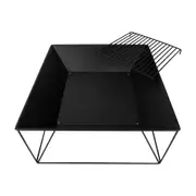 FIRE PIT / LAREIRA EXTERNA 38 CM X 65 CM X 65 CM BRASA - PRETO - Foto 6